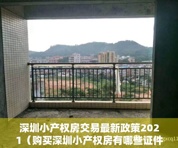 深圳小产权房交易最新政策2021（购买深圳小产权房有哪些证件，合同手续，利弊）