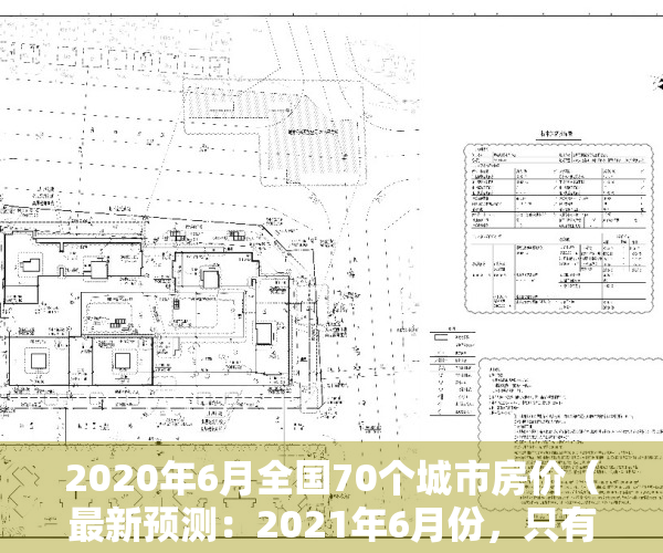 2020年6月全国70个城市房价（最新预测：2021年6月份，只有这10个城市房价大概率上涨20%以上！）