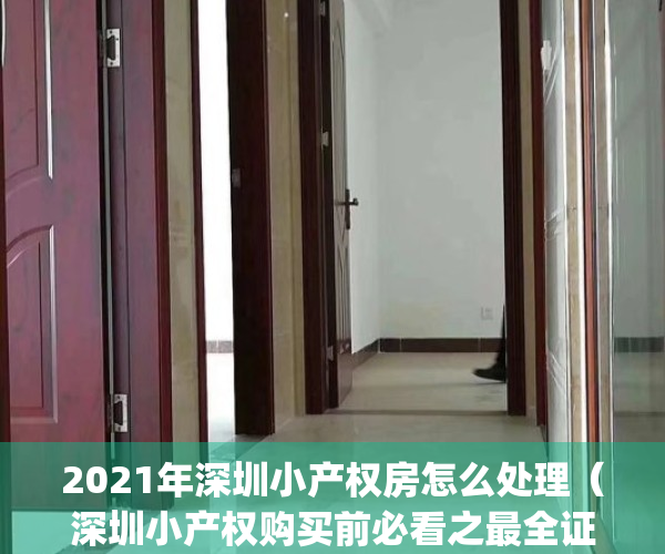 2021年深圳小产权房怎么处理（深圳小产权购买前必看之最全证件！）(深圳小产权房购买须知)