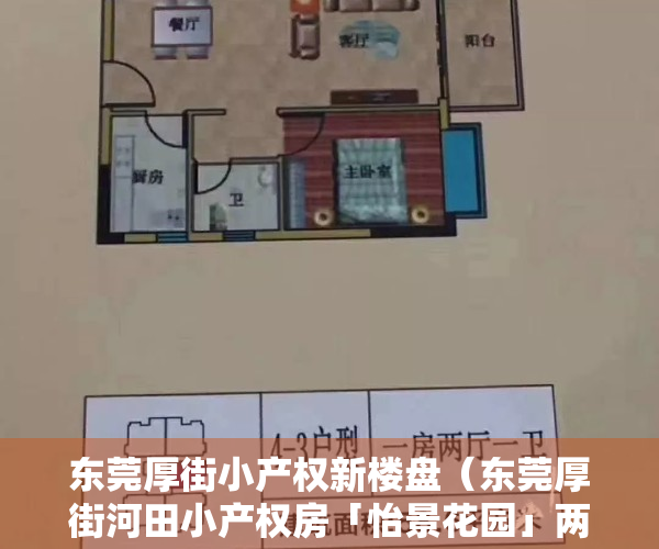 东莞厚街小产权新楼盘（东莞厚街河田小产权房「怡景花园」两栋现房，首付3成，分期10年）