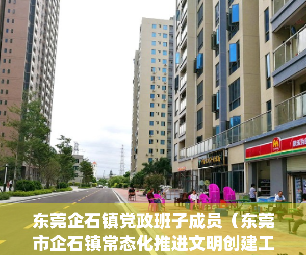 东莞企石镇党政班子成员（东莞市企石镇常态化推进文明创建工作）(东莞市企石镇政府领导分工表)