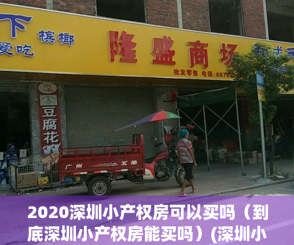 2020深圳小产权房可以买吗（到底深圳小产权房能买吗）(深圳小产权的房子能买吗,自己住有保障吗?)