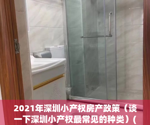 2021年深圳小产权房产政策（谈一下深圳小产权最常见的种类）(2021年深圳小产权房新政策)