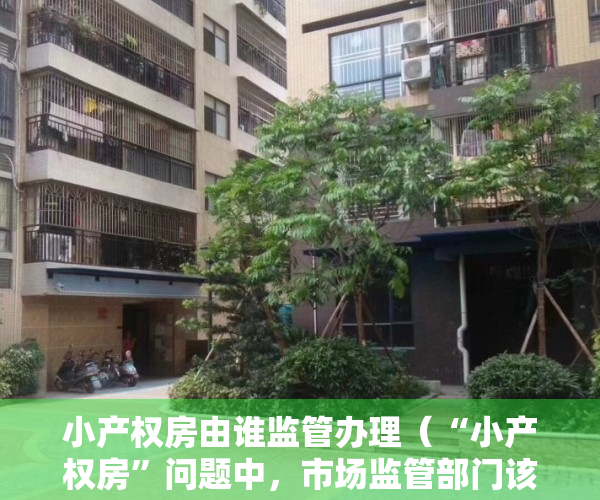 小产权房由谁监管办理（“小产权房”问题中，市场监管部门该如何作为？）