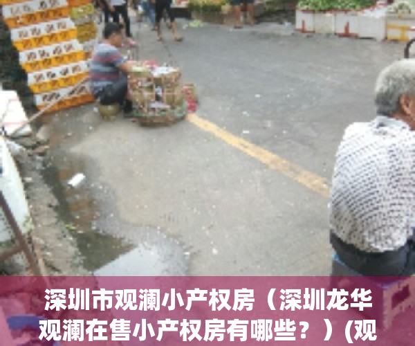 深圳市观澜小产权房（深圳龙华观澜在售小产权房有哪些？）(观澜最新小产权房有哪些)