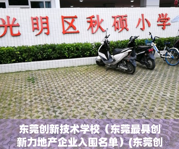 东莞创新技术学校（东莞最具创新力地产企业入围名单）(东莞创新学校招生信息)