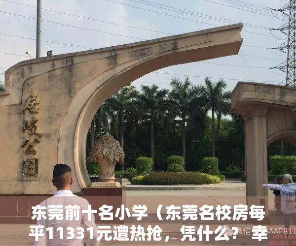 东莞前十名小学（东莞名校房每平11331元遭热抢，凭什么？ 幸福里有好房）