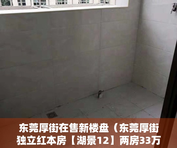 东莞厚街在售新楼盘（东莞厚街独立红本房【湖景12】两房33万起，可分期10年）