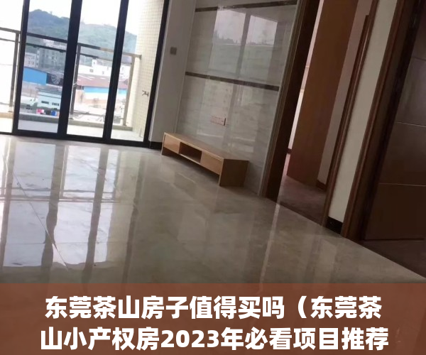 东莞茶山房子值得买吗（东莞茶山小产权房2023年必看项目推荐！）(东莞茶山在售新楼盘房价)