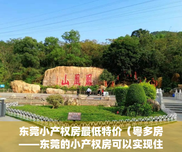 东莞小产权房最低特价（粤多房——东莞的小产权房可以实现住房梦吗？）