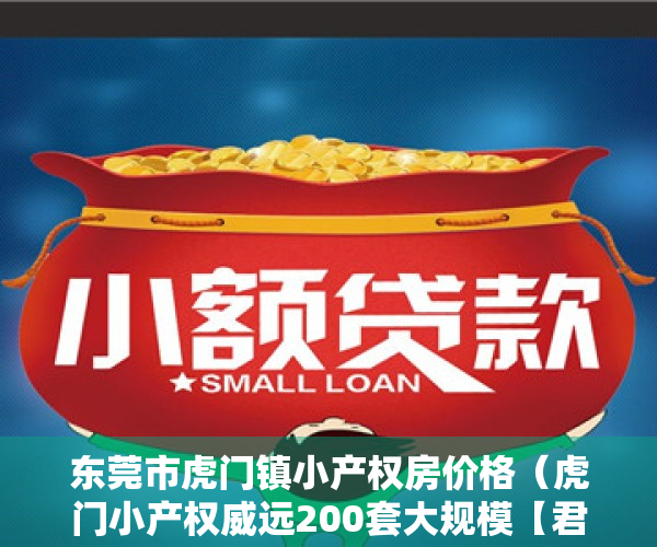 东莞市虎门镇小产权房价格（虎门小产权威远200套大规模【君汇‬新天】 特价三房5388㎡起步）