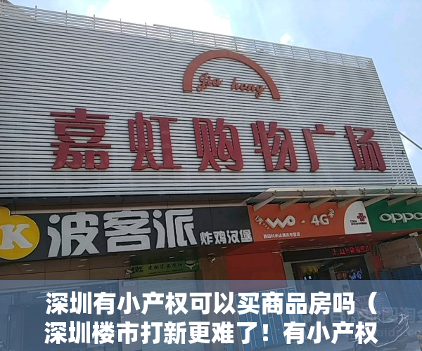 深圳有小产权可以买商品房吗（深圳楼市打新更难了！有小产权房不能买，疑似炒房不能买……网友：有一种拒绝叫万悦山）