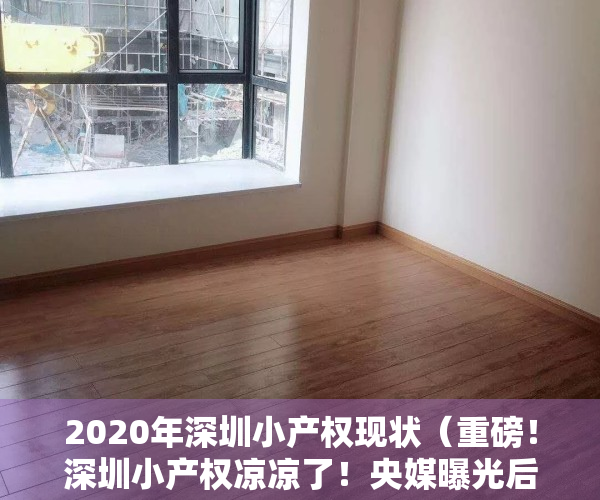 2020年深圳小产权现状（重磅！深圳小产权凉凉了！央媒曝光后官方紧急出手！）