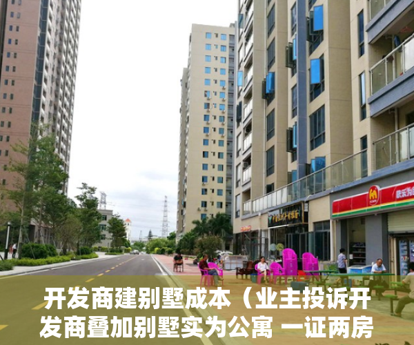 开发商建别墅成本（业主投诉开发商叠加别墅实为公寓 一证两房转手难）