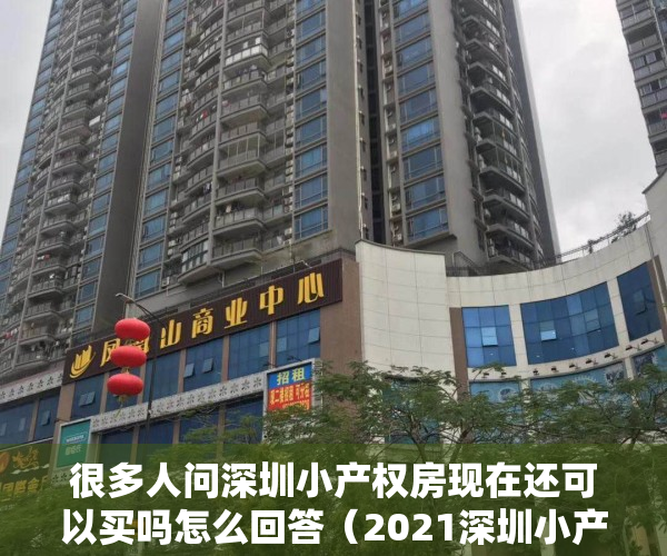 很多人问深圳小产权房现在还可以买吗怎么回答（2021深圳小产权房还能买吗？）