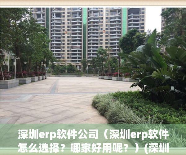 深圳erp软件公司（深圳erp软件怎么选择？哪家好用呢？）(深圳erp公司排名)