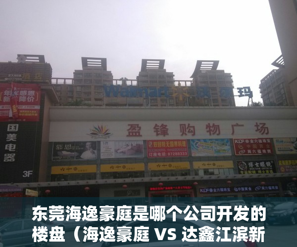 东莞海逸豪庭是哪个公司开发的楼盘（海逸豪庭 VS 达鑫江滨新城在东莞谁更胜一筹）