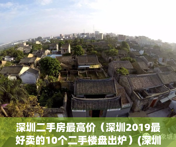 深圳二手房最高价（深圳2019最好卖的10个二手楼盘出炉）(深圳二手房楼盘成交排名)