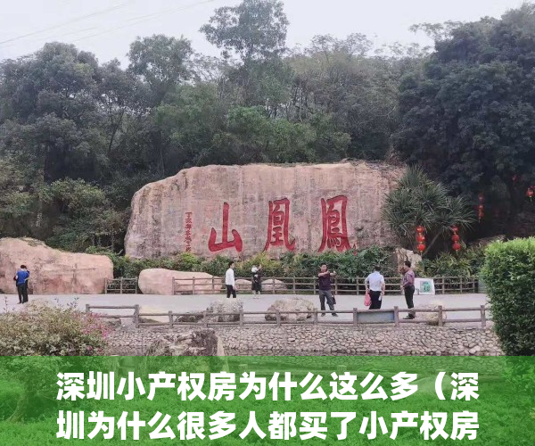 深圳小产权房为什么这么多（深圳为什么很多人都买了小产权房？）(现在深圳买小产权的人多吗)