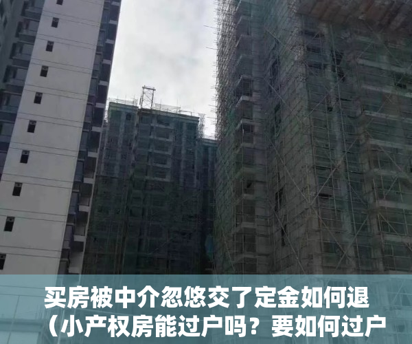 买房被中介忽悠交了定金如何退（小产权房能过户吗？要如何过户？小产权房过户风险有哪些？）