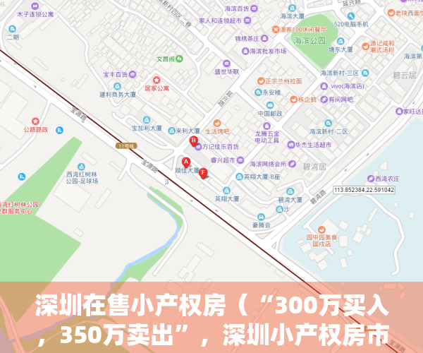 深圳在售小产权房（“300万买入，350万卖出”，深圳小产权房市场为何如此火爆？）