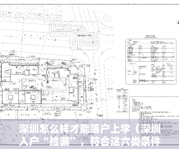 深圳怎么样才能落户上学（深圳入户“捡漏”，符合这六类条件可以快速落户，最快秒批14天）