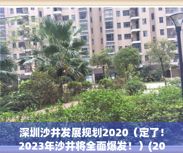 深圳沙井发展规划2020（定了！2023年沙井将全面爆发！）(2021年沙井规划)