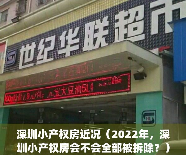 深圳小产权房近况（2022年，深圳小产权房会不会全部被拆除？）(2020深圳最新小产权房)