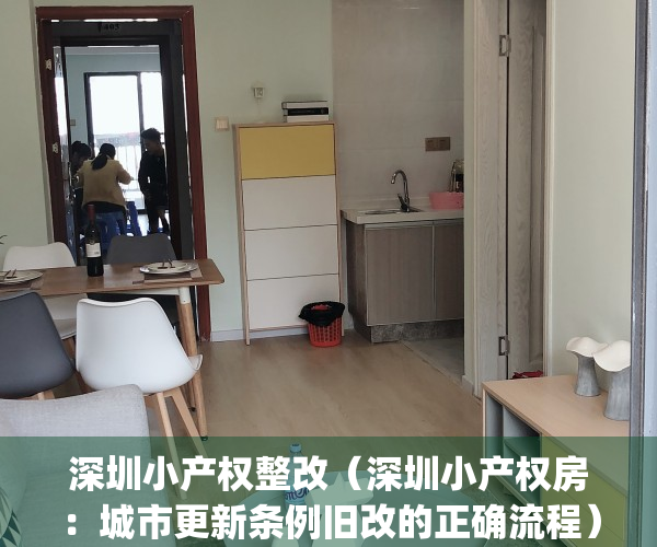 深圳小产权整改（深圳小产权房：城市更新条例旧改的正确流程）(深圳整治小产权)