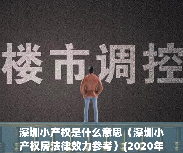 深圳小产权是什么意思（深圳小产权房法律效力参考）(2020年深圳小产权房的最新政策)