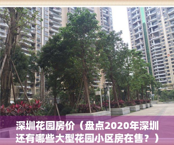 深圳花园房价（盘点2020年深圳还有哪些大型花园小区房在售？）(深圳花园房价查询)