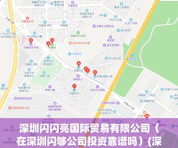 深圳闪闪亮国际贸易有限公司（在深圳闪够公司投资靠谱吗）(深圳市闪闪亮照明有限公司)