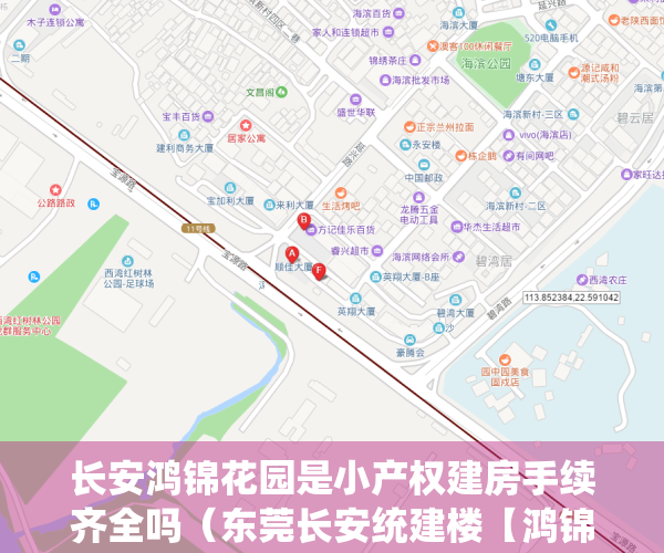 长安鸿锦花园是小产权建房手续齐全吗（东莞长安统建楼【鸿锦花苑】精装修-自带停车场-长安沙头统建楼小产权房-长安滨河路旁统建楼小产权房-长安培英小学旁统建楼小产权房）