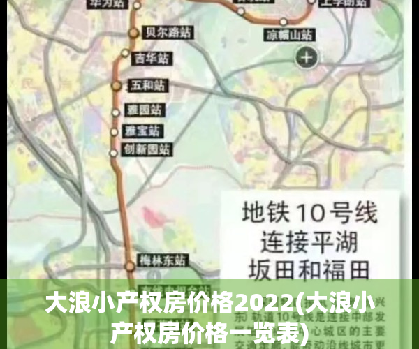 大浪小产权房价格2022(大浪小产权房价格一览表)