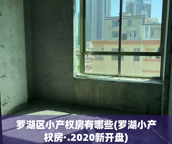 罗湖区小产权房有哪些(罗湖小产权房·.2020新开盘)