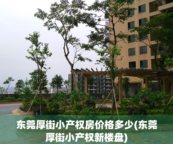 东莞厚街小产权房价格多少(东莞厚街小产权新楼盘)