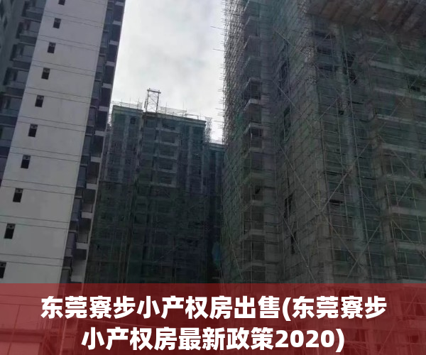 东莞寮步小产权房出售(东莞寮步小产权房最新政策2020)