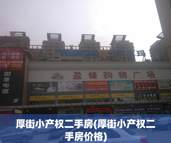 厚街小产权二手房(厚街小产权二手房价格)