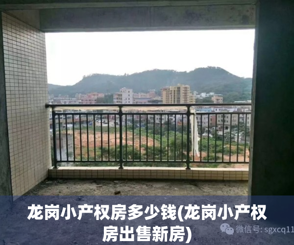 龙岗小产权房多少钱(龙岗小产权房出售新房)