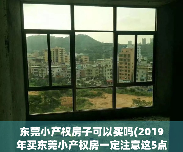 东莞小产权房子可以买吗(2019年买东莞小产权房一定注意这5点)