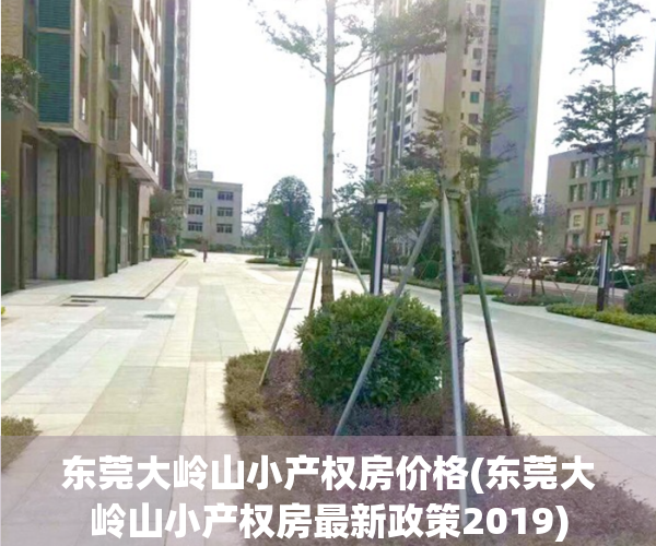 东莞大岭山小产权房价格(东莞大岭山小产权房最新政策2019)