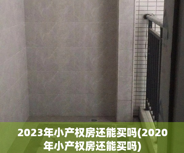 2023年小产权房还能买吗(2020年小产权房还能买吗)