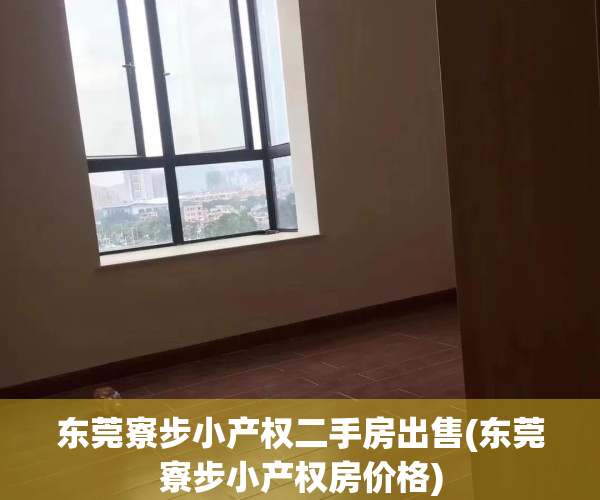 东莞寮步小产权二手房出售(东莞寮步小产权房价格)