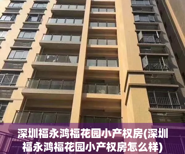 深圳福永鸿福花园小产权房(深圳福永鸿福花园小产权房怎么样)