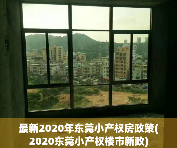 最新2020年东莞小产权房政策(2020东莞小产权楼市新政)