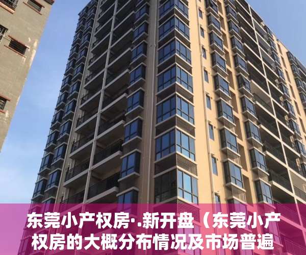 东莞小产权房·.新开盘（东莞小产权房的大概分布情况及市场普遍价格）