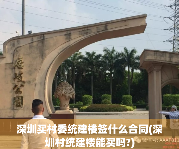 深圳买村委统建楼签什么合同(深圳村统建楼能买吗?)