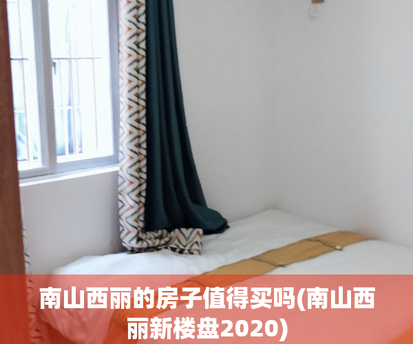 南山西丽的房子值得买吗(南山西丽新楼盘2020)