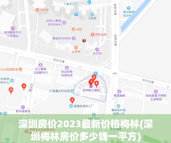 深圳房价2023最新价格梅林(深圳梅林房价多少钱一平方)