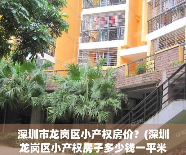 深圳市龙岗区小产权房价？(深圳龙岗区小产权房子多少钱一平米)